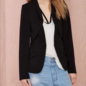 Nasty Gal crepe blazer *needs dry cleaning*